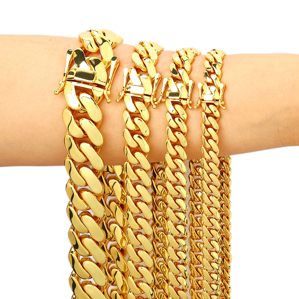 Cuban Link Chain 12Mm - Atacado: Correntes Clássicas Miami Cuban Link