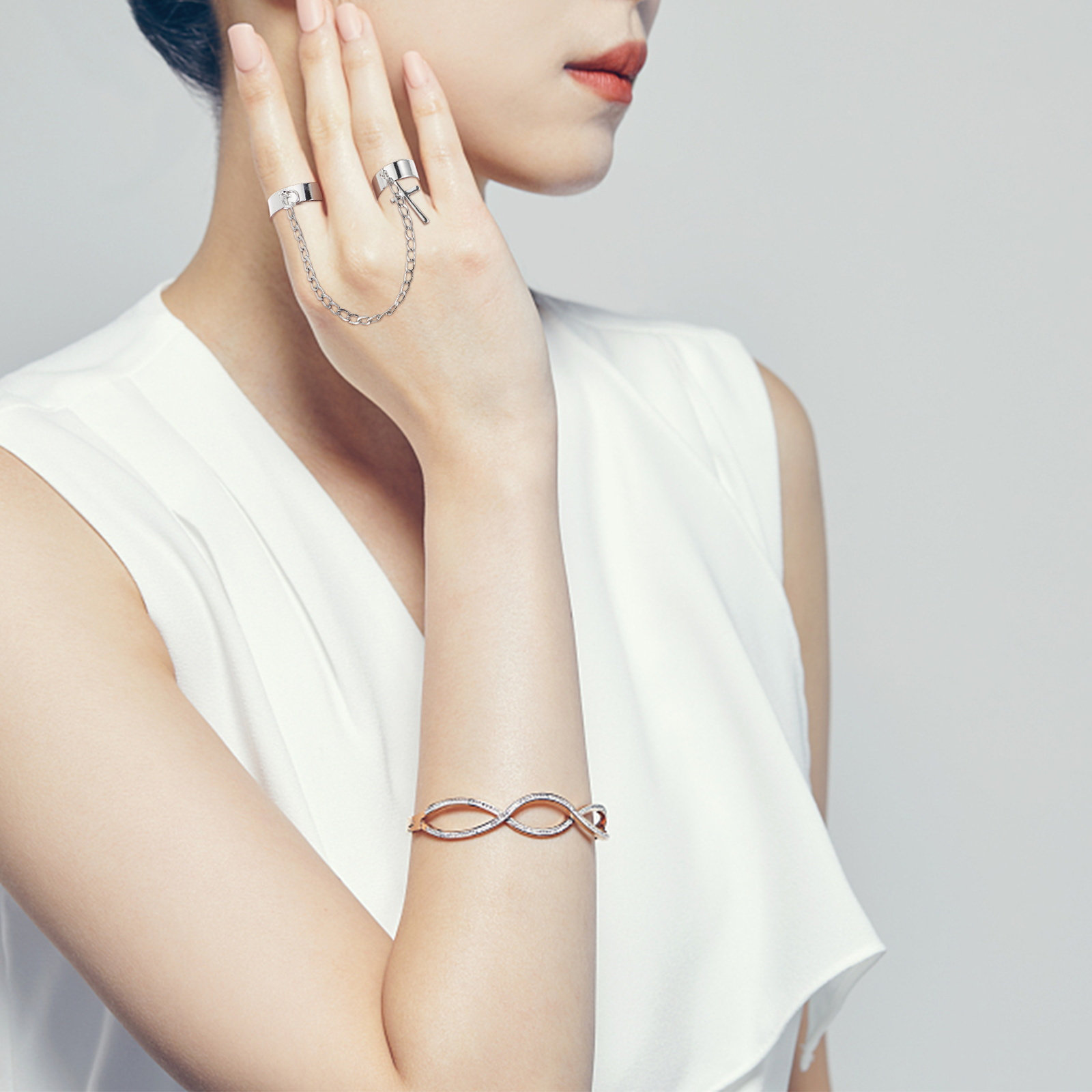 Vintage Punk Knuckle Rings Set - Conjunto de Anéis de Dedo com