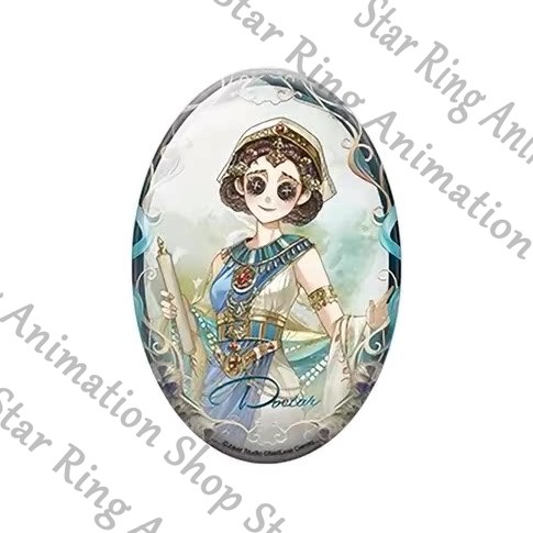 Watch Accessories - Emblema Oval de Lata de Desenho