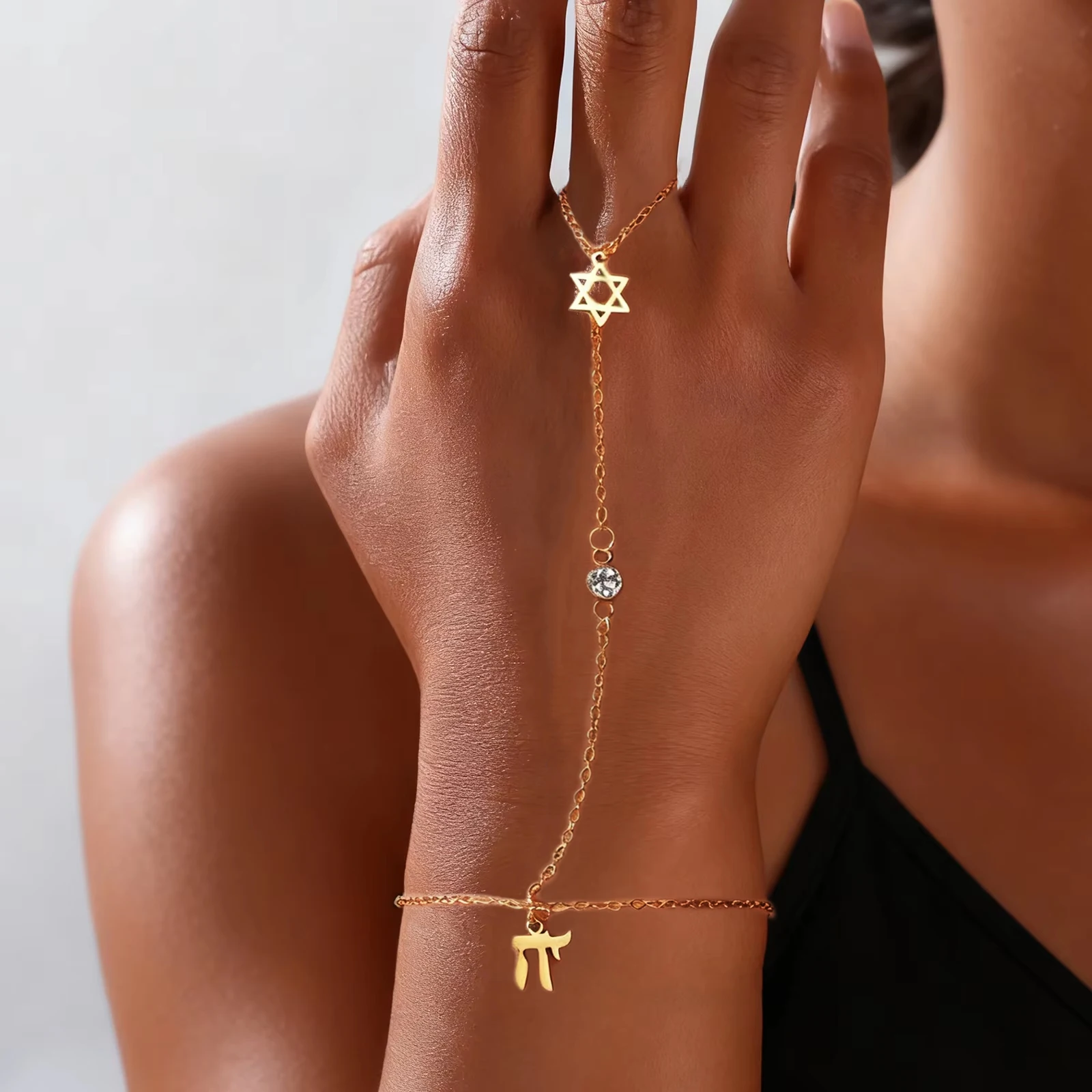 Bracelets - Pulseira de Dedo Ajustável de Aço