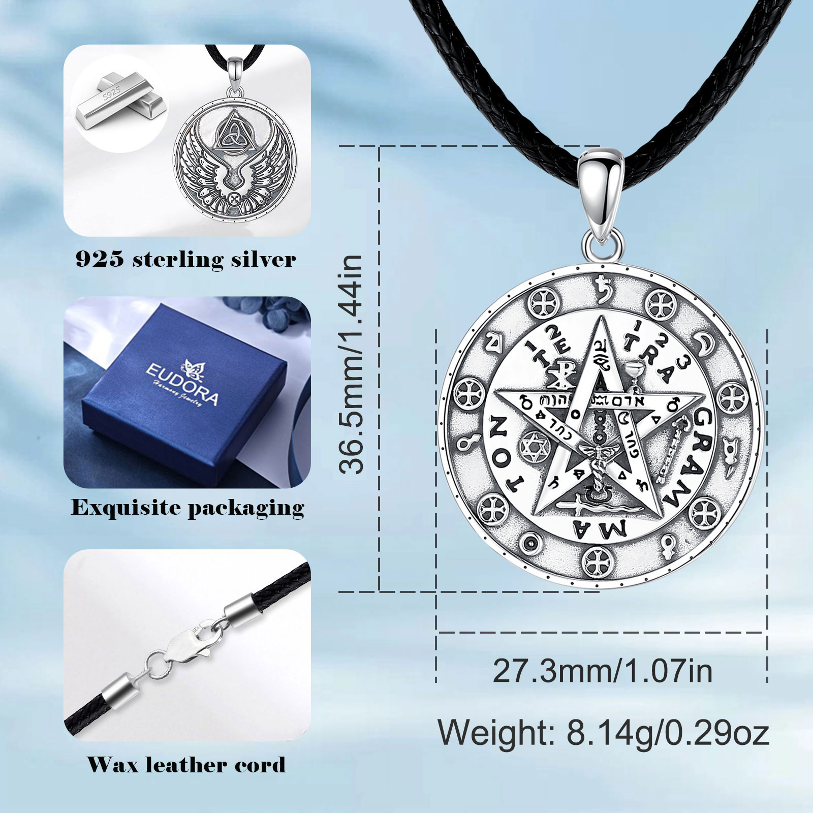 Eudora 925 prata esterlina pen - 925 Sterling Silver Chain Necklace Men avaliação e preço
