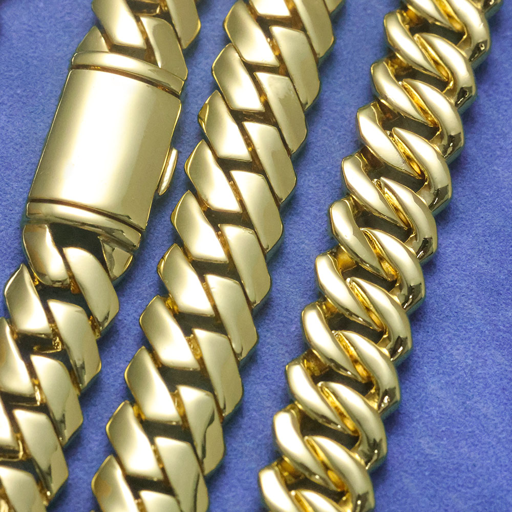 ESKEEM Corrente Elo Cubano Mon - Cuban Link Chain 12Mm avaliação e preço