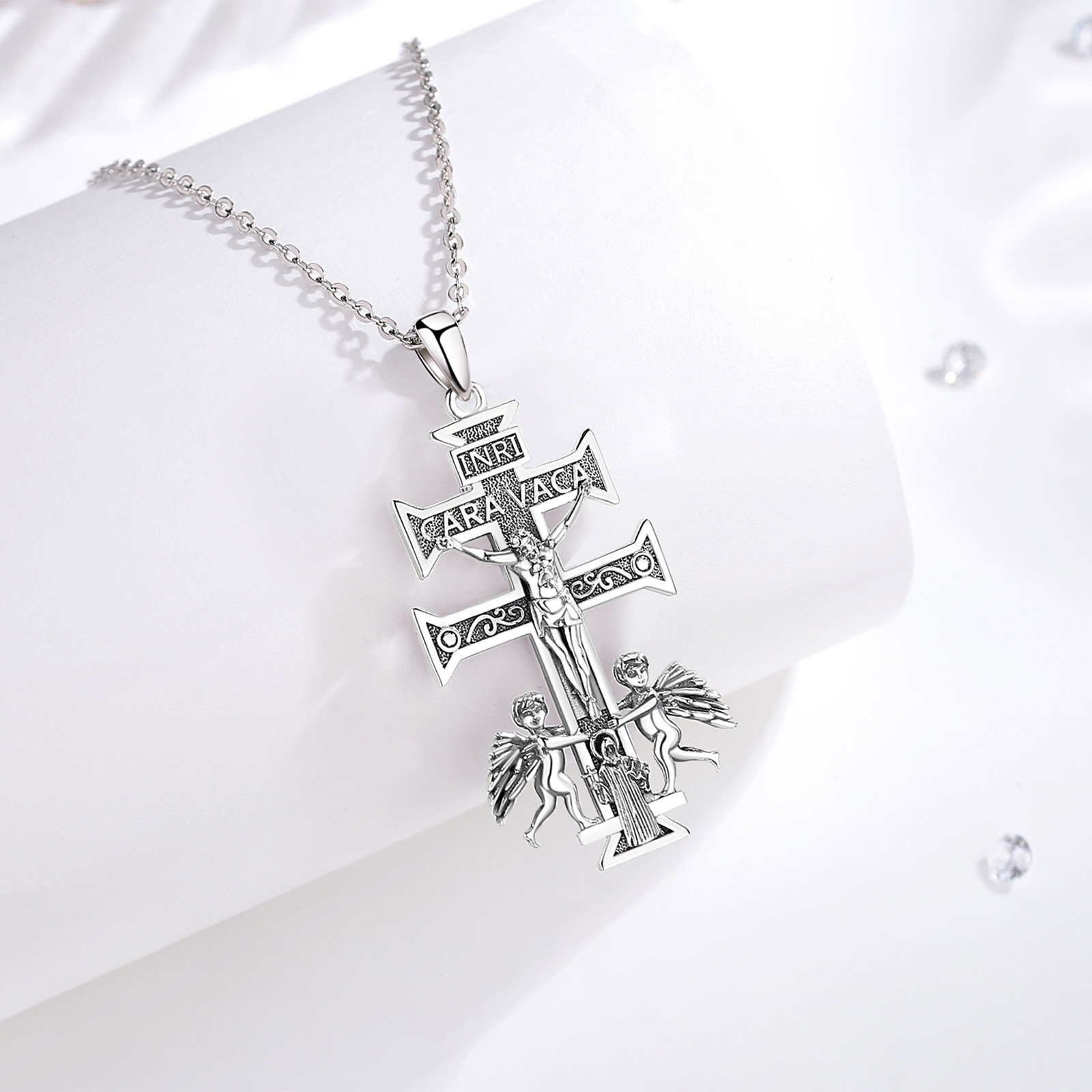 Eudora-925 Sterling Silver Jes - 925 Sterling Silver Chain Necklace Men avaliação e preço