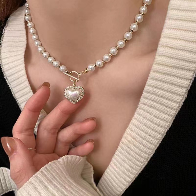 Novo vintage imitação de pérol - Pearl Choker Necklace Vintage avaliação e preço