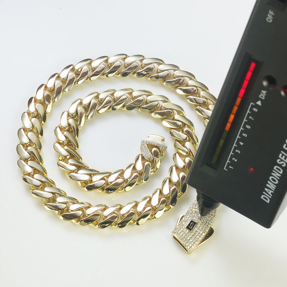 Ekeem novo 925 prata monaco co - Cuban Link Chain 12Mm avaliação e preço