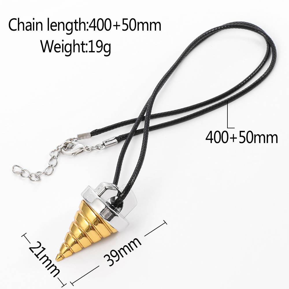 Colar com pingente espiral côn - Anime Pendant Necklace avaliação e preço