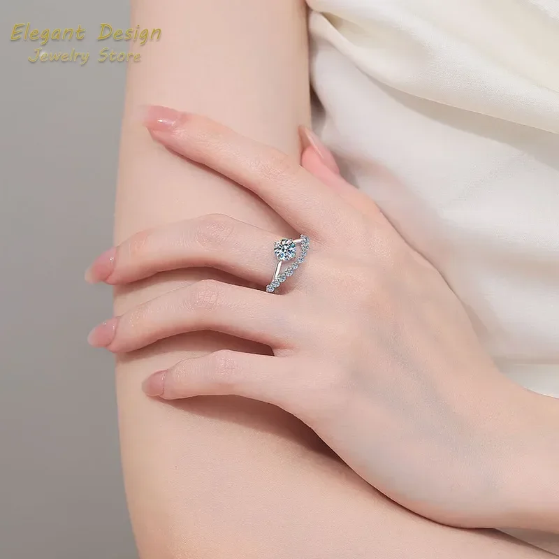 Aliança de casamento Crown of  - Moissanite Engagement Ring 1 Carat avaliação e preço