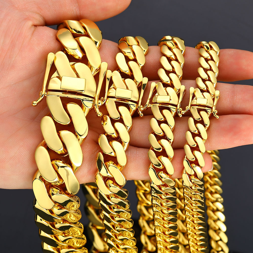 Atacado: Correntes Clássicas M - Cuban Link Chain 12Mm avaliação e preço