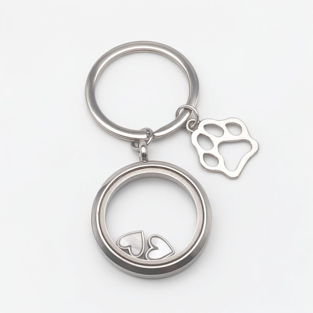 Colar de aço inoxidável com pi - Heart Locket Necklace Photo avaliação e preço