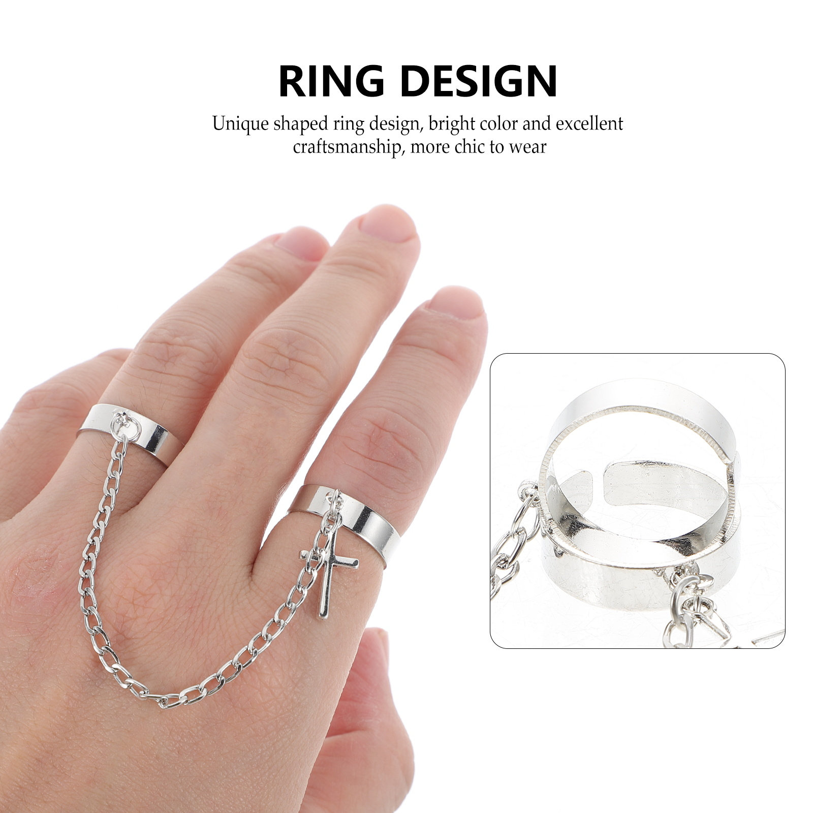 Conjunto de Anéis de Dedo com  - Vintage Punk Knuckle Rings Set avaliação e preço