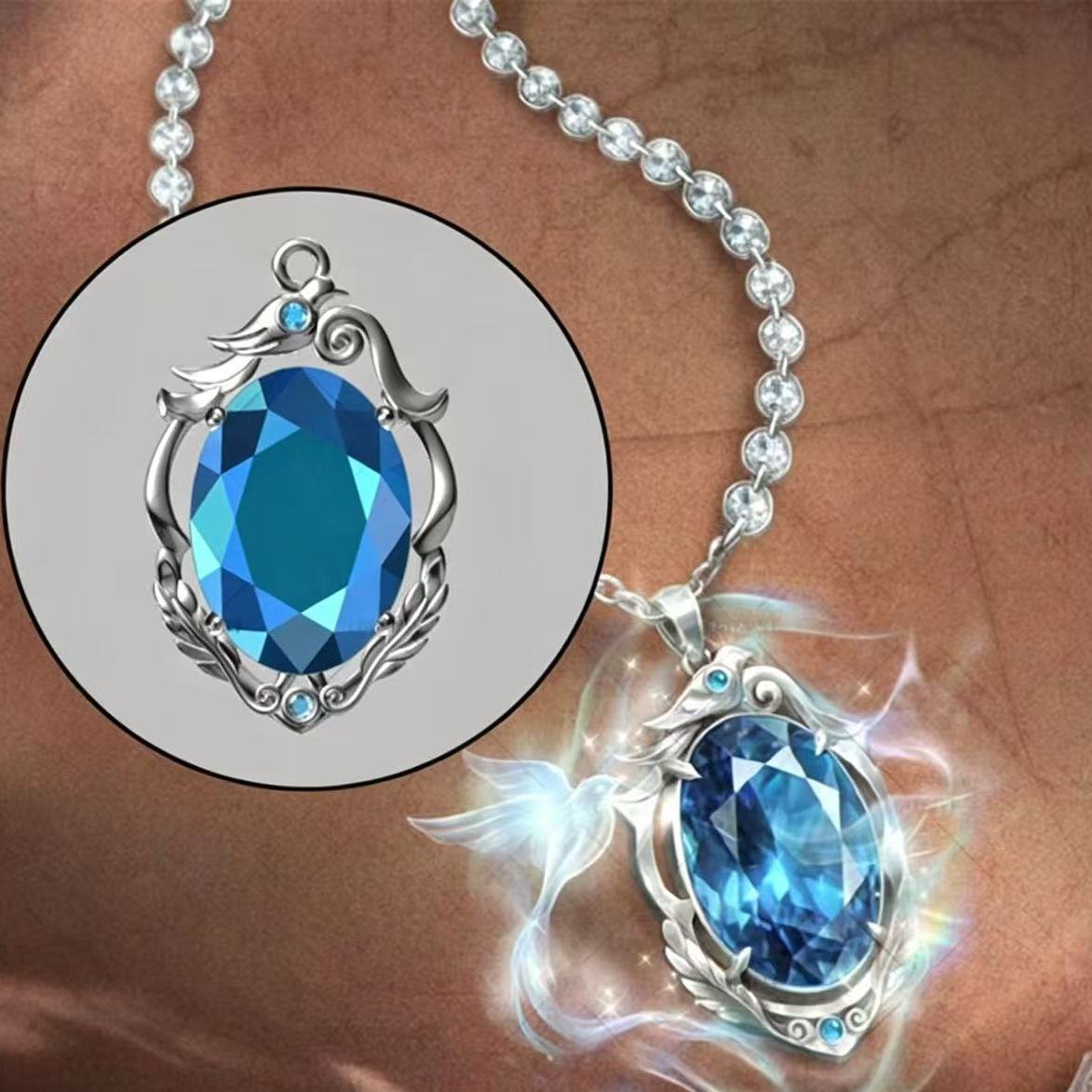 Colar de Moda Anime Identity Ⅴ - Anime Pendant Necklace avaliação e preço