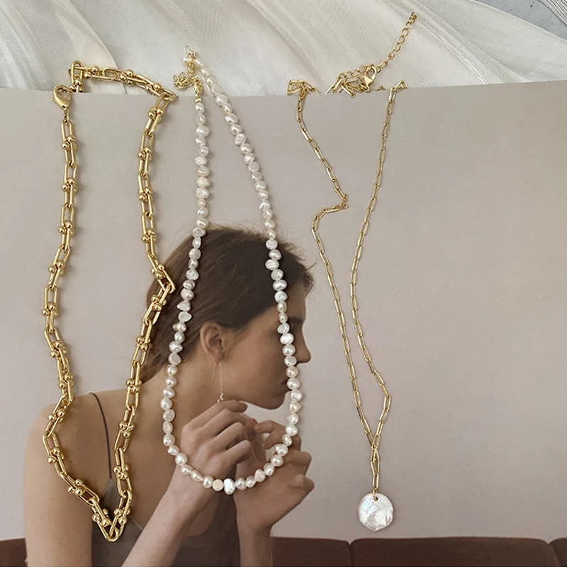 Colares de Pérolas Naturais de - Pearl Choker Necklace Vintage avaliação e preço