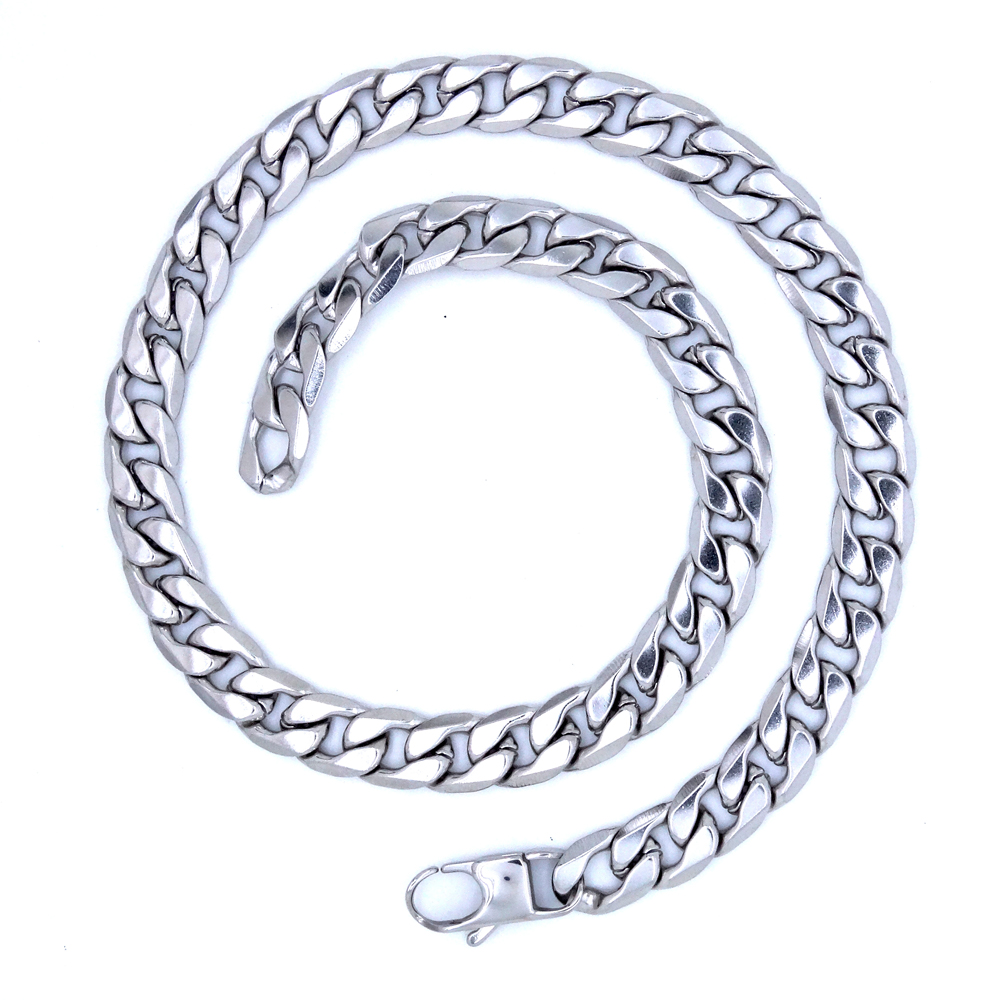 Colar Masculino de Aço Inoxidá - Cuban Link Chain 12Mm avaliação e preço