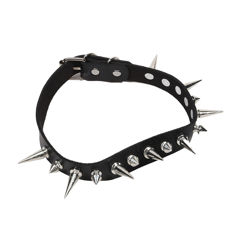 Colar Gargantilha Punk Longo c - Goth Punk Spike Choker avaliação e preço