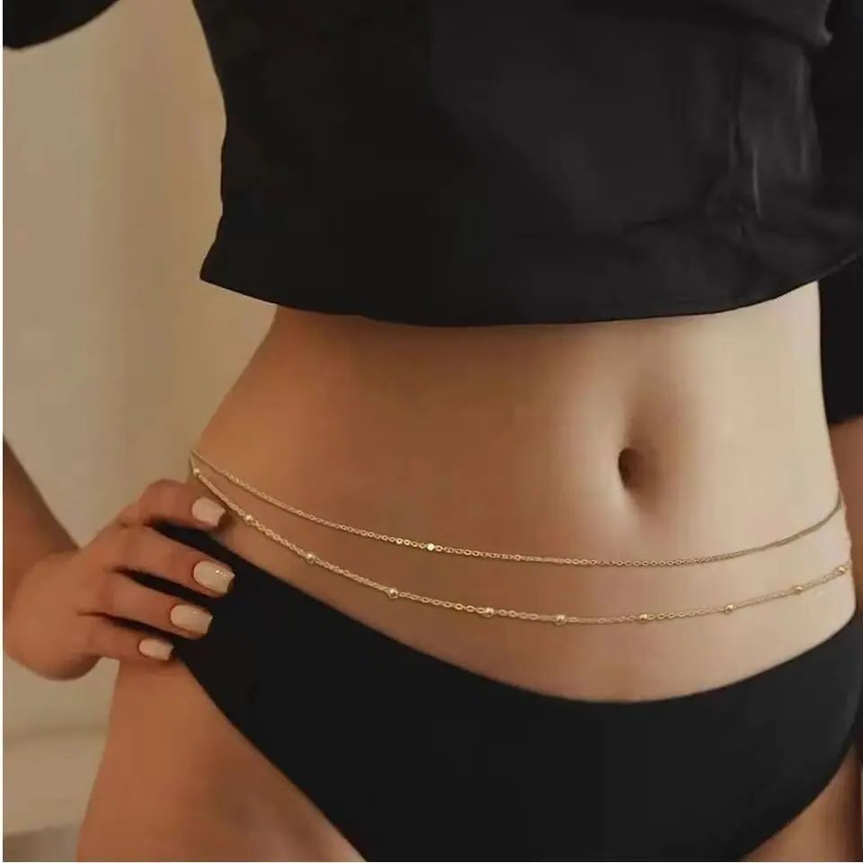 Hiphop camadas duplas corrente - Body Jewelry avaliação e preço